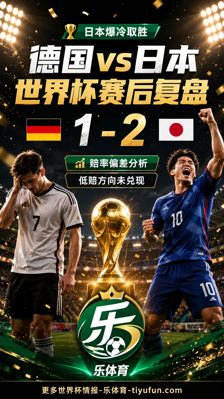 德国vs日本世界杯赛后复盘:1-2赔率偏差分析