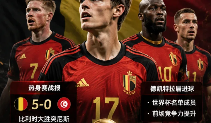 德凯特拉雷进球后谈世界杯目标：比利时从G组出线是首要任务