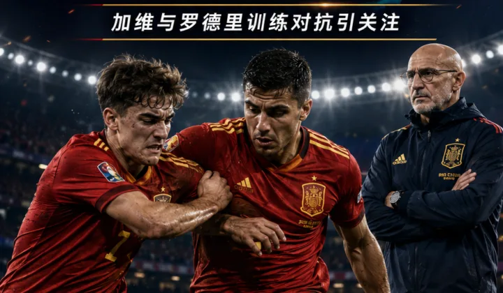 德拉富恩特淡化加维与罗德里训练对抗：这是足球，队内无需道歉