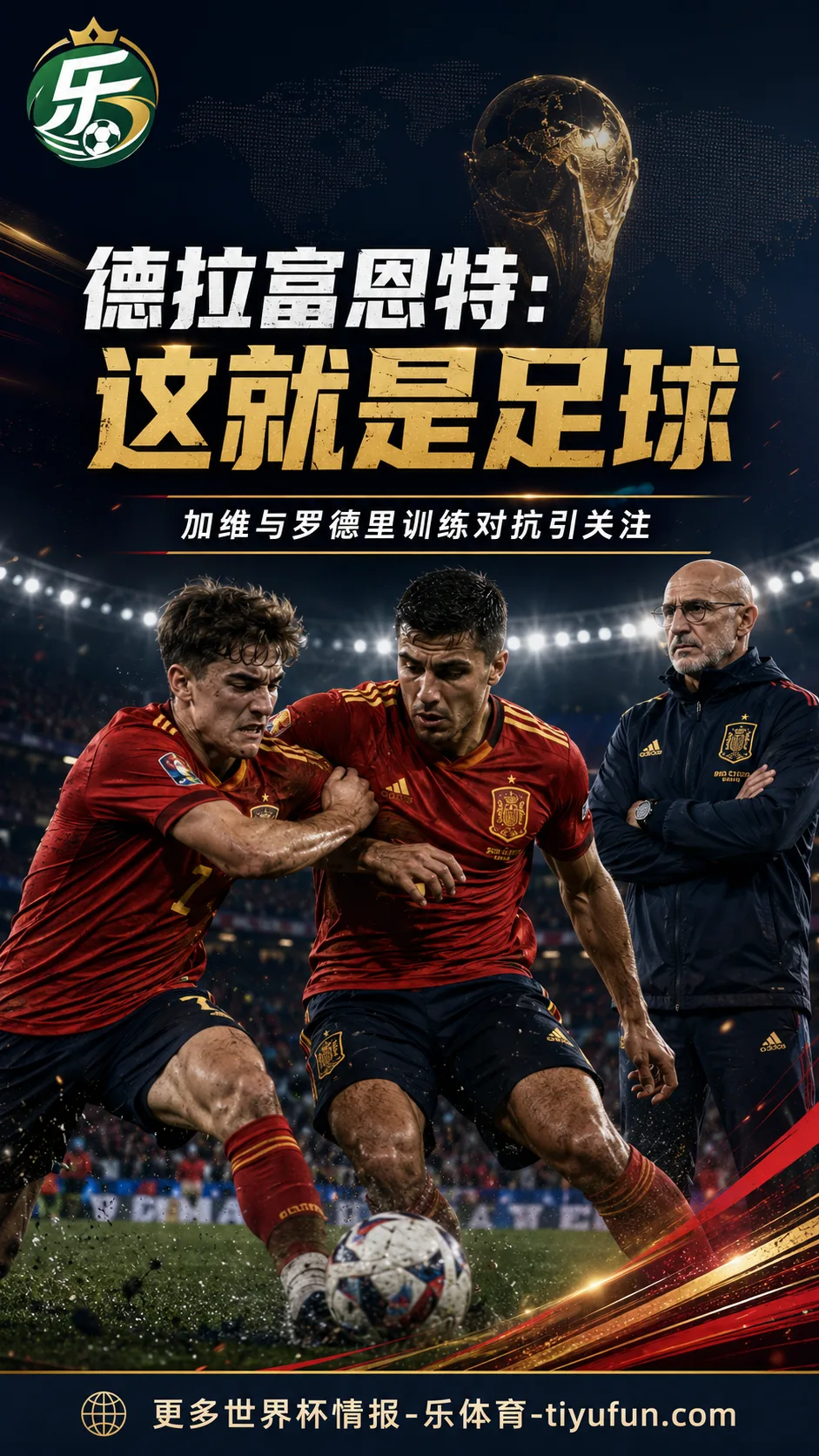 德拉富恩特淡化加维与罗德里训练对抗：这是足球，队内无需道歉