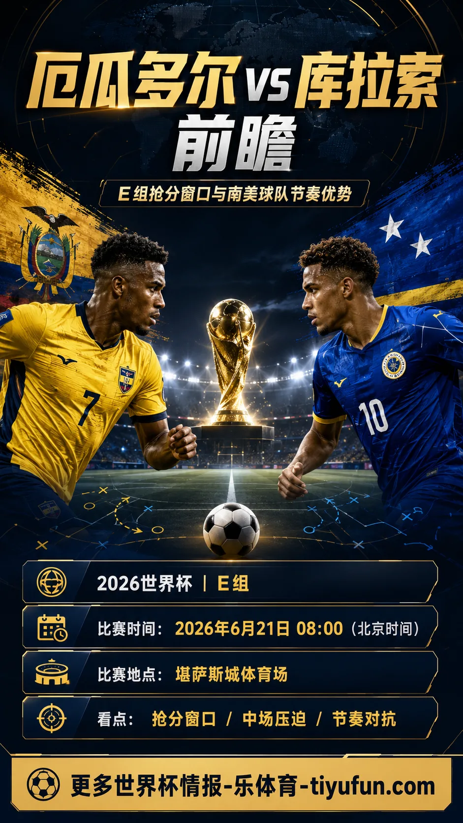 厄瓜多尔 vs 库拉索前瞻:E组抢分窗口与南美节奏压迫的真实考验