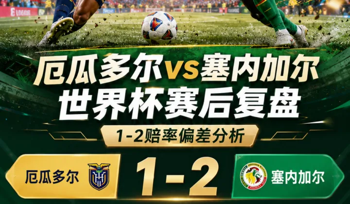 厄瓜多尔vs塞内加尔世界杯赛后复盘：1-2赔率偏差分析