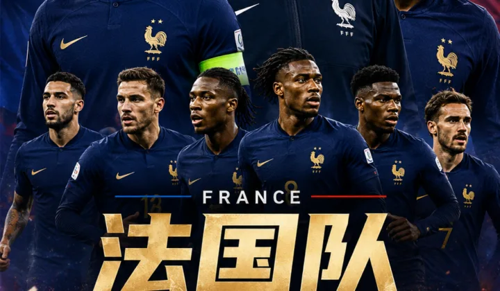 法国队发布2026世界杯官方合影：德尚居中，姆巴佩与登贝莱分列两侧