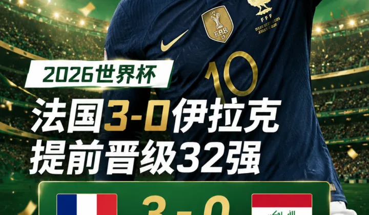 法国队小组赛两连胜提前确认出线，成为第五支锁定32强的球队