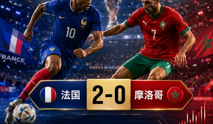 法国vs摩洛哥世界杯盘口复盘：亚洲让球兑现与大小球分析