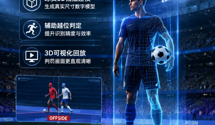 FIFA升级2026世界杯越位技术：球员3D扫描将接入VAR判定展示
