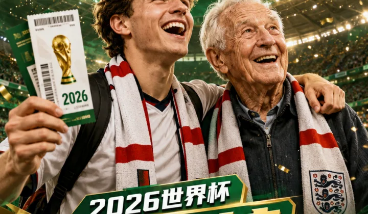 感人！英格兰球迷放弃1万镑购房押金，带爷爷圆梦2026世界杯