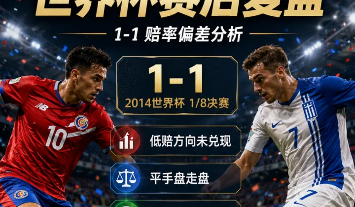 哥斯达黎加vs希腊世界杯赛后复盘：1-1赔率偏差分析