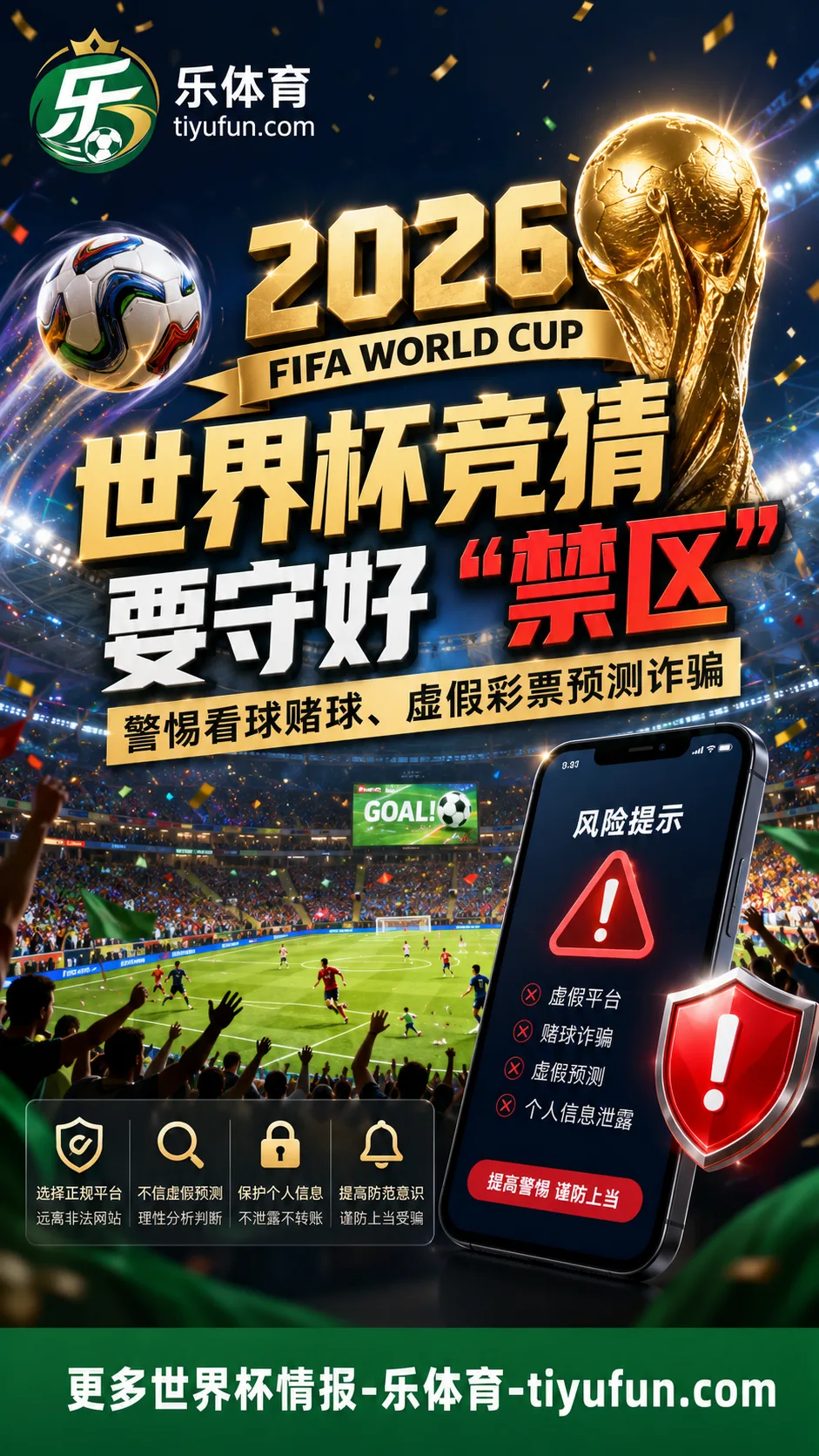 公安部提示2026世界杯竞猜风险:看球赌球与虚假彩票预测套路曝光