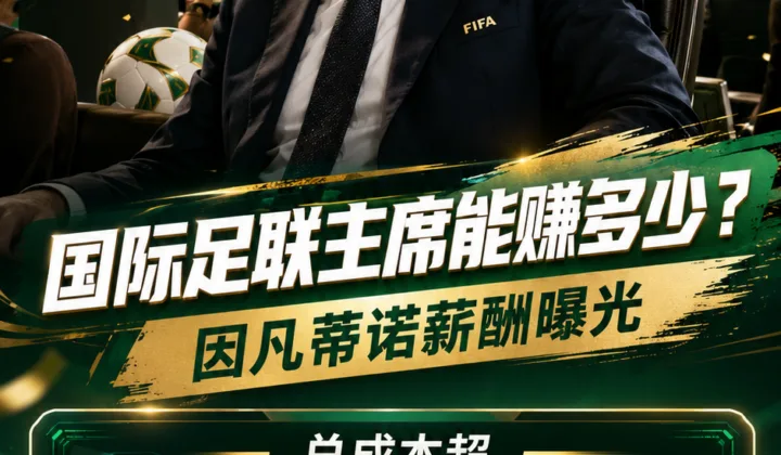 国际足联主席能赚多少？因凡蒂诺薪酬曝光：总成本超600万美元