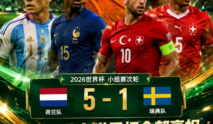 国米7将在2026世界杯全部亮相：邓弗里斯两助，荷兰5比1瑞典