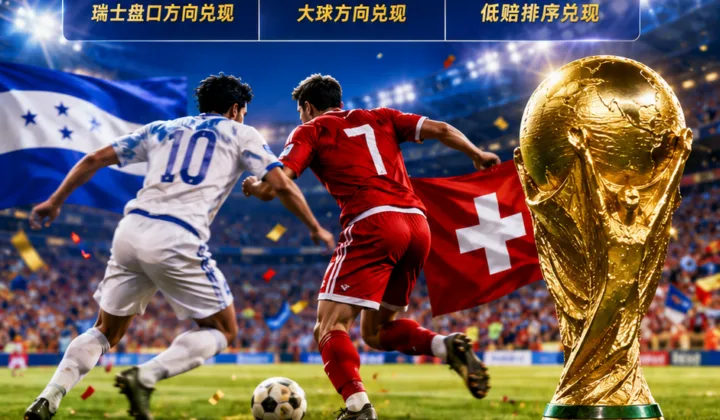 洪都拉斯vs瑞士世界杯盘口复盘：亚洲让球兑现与大小球分析