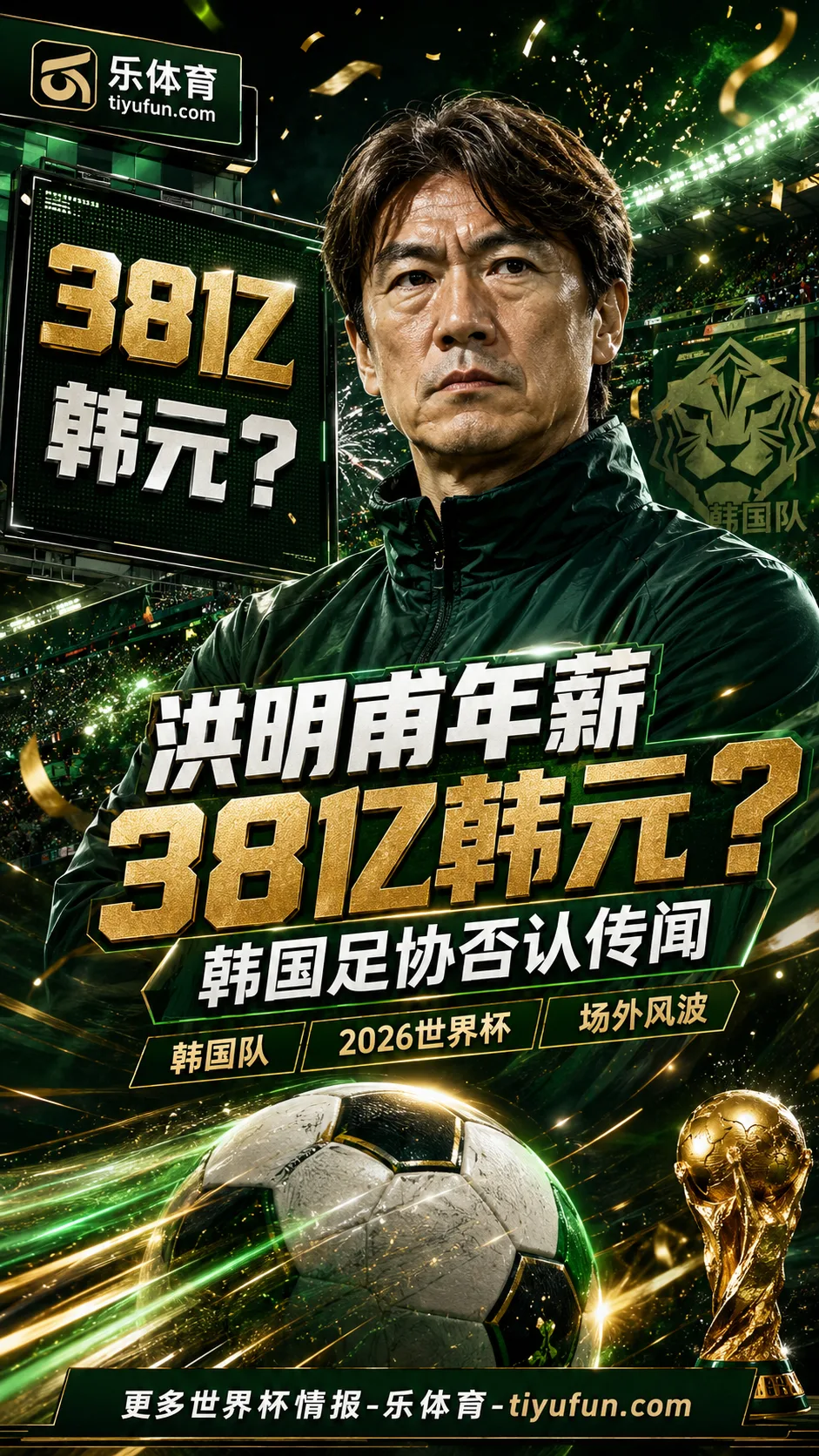 洪明甫年薪38亿韩元是森保一两倍？韩国足协回应韩国队世界杯场外争议