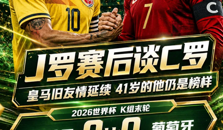 J罗赛后谈C罗：皇马旧友情延续，41岁的他仍是世界杯榜样