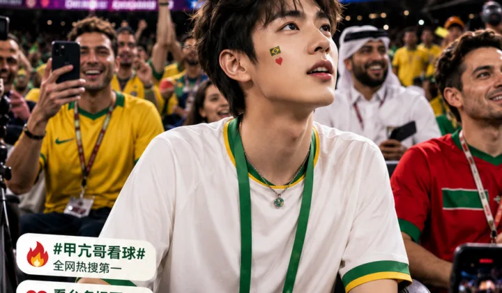 甲亢哥穿皇马球衣现身2026世界杯，巴西1比1摩洛哥场外话题升温