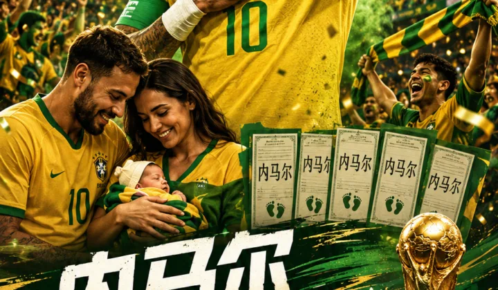 据ESPN：内马尔入选巴西队世界杯名单后，5名新生儿以其命名
