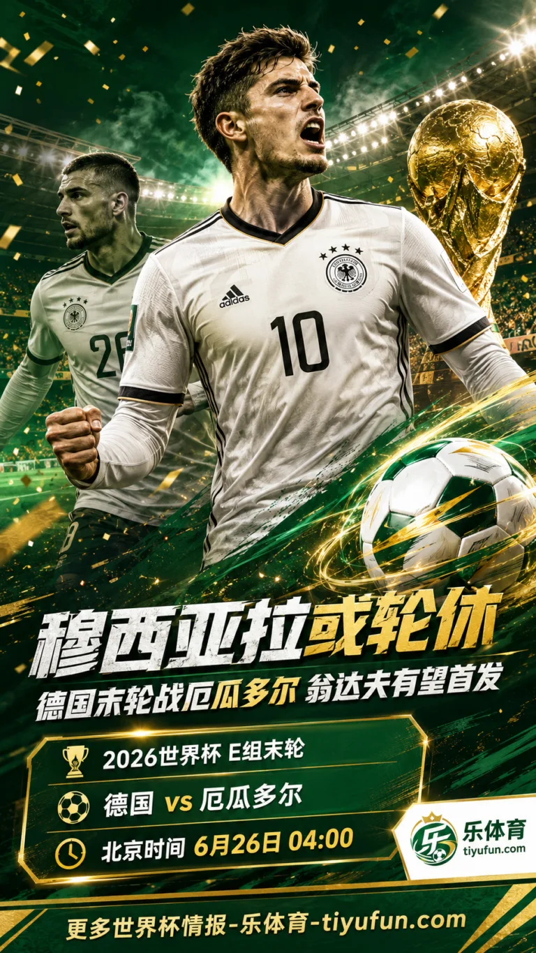 据Sky：2026世界杯德国队或轮休穆西亚拉，翁达夫有望首发战厄瓜多尔