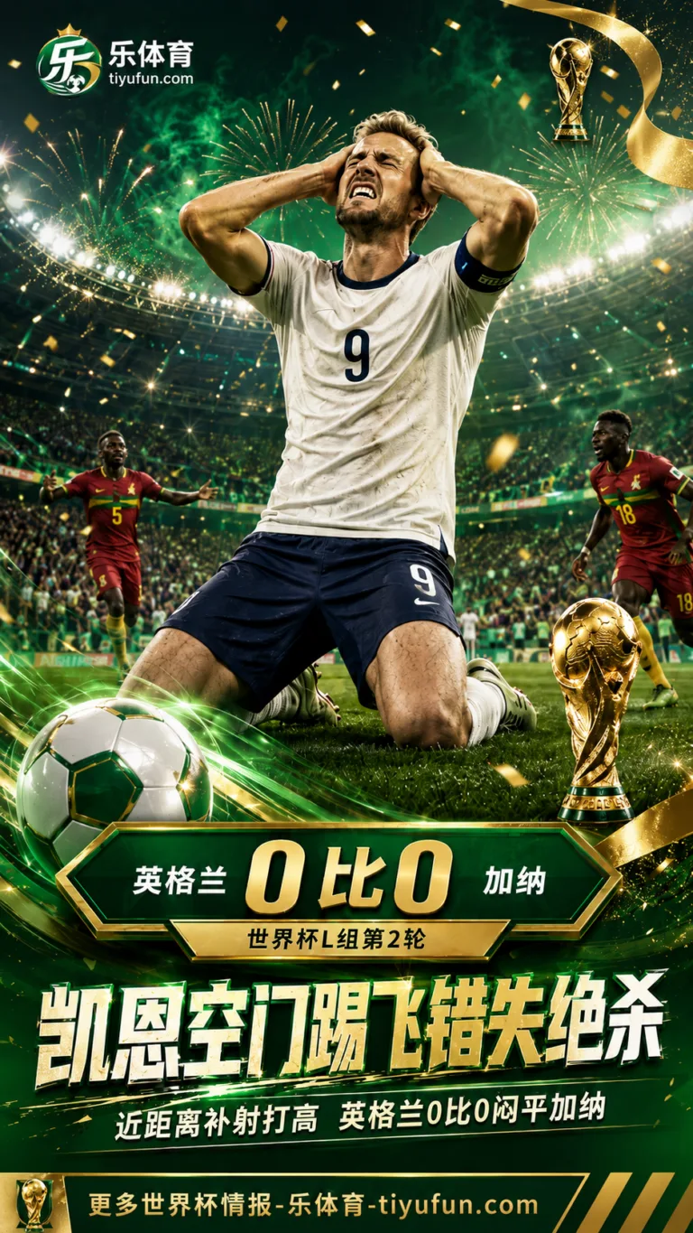 凯恩近距离踢飞准绝杀 英格兰0-0闷平加纳