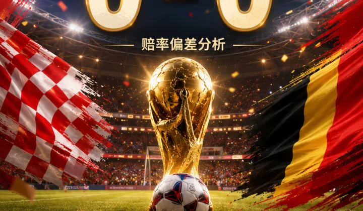 克罗地亚vs比利时世界杯赛后复盘：0-0赔率偏差分析