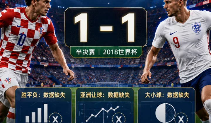 克罗地亚vs英格兰世界杯赛后复盘：比分边界与赔率数据缺口