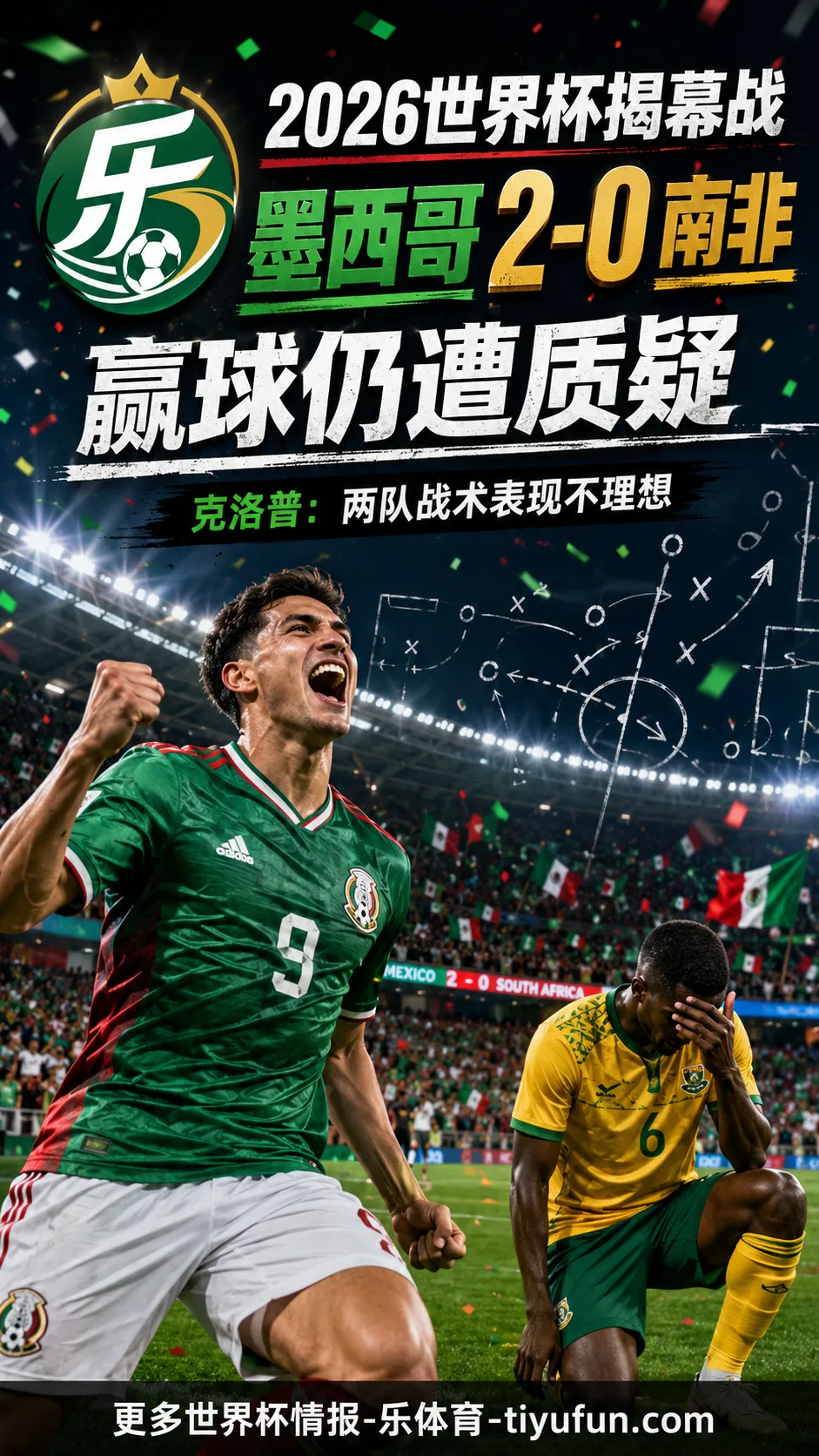 克洛普点评2026世界杯揭幕战：墨西哥2-0南非仍被质疑战术质量