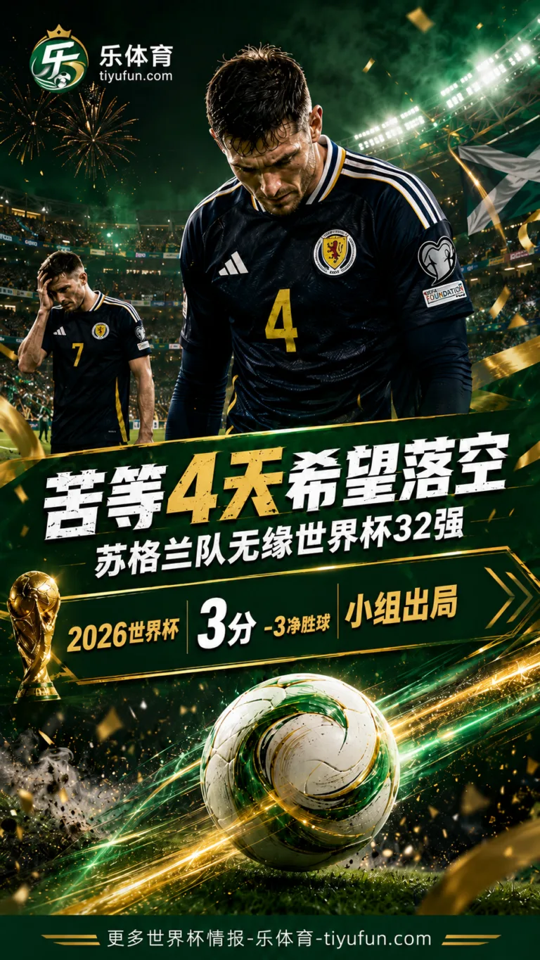 苦等4天晋级希望落空，苏格兰队无缘2026世界杯32强后离开美国酒店