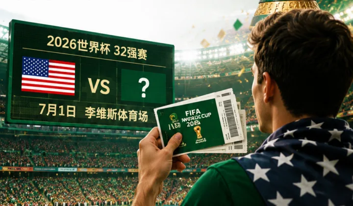 美国队晋级刺激观赛需求，2026世界杯淘汰赛门票最低超3000美元