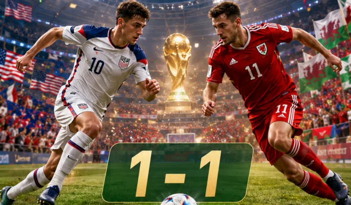 美国vs威尔士世界杯赛后复盘：1-1赔率偏差分析