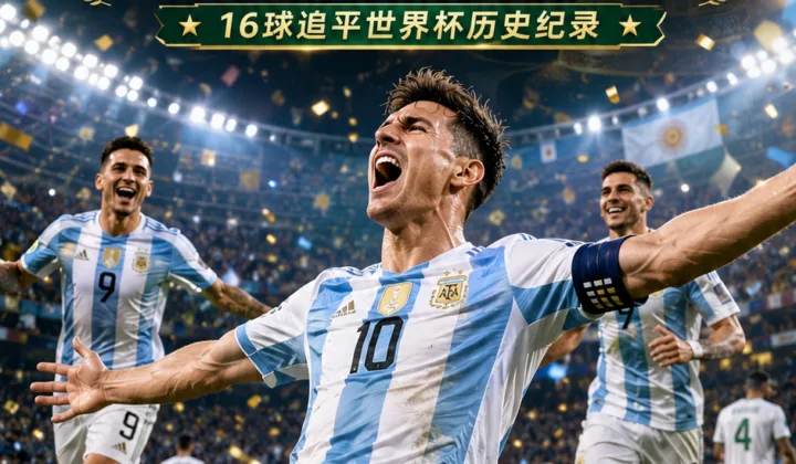 梅西帽子戏法追平克洛泽，阿根廷3-0阿尔及利亚迎2026世界杯开门红