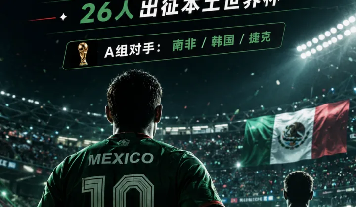 墨西哥公布2026世界杯名单：26人出征本土世界杯，官宣视频主打团结主题