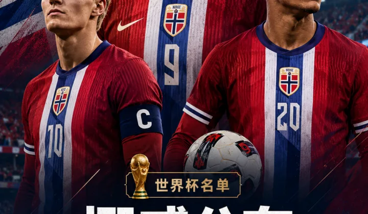 挪威公布2026世界杯名单：哈兰德、厄德高领衔26人阵容