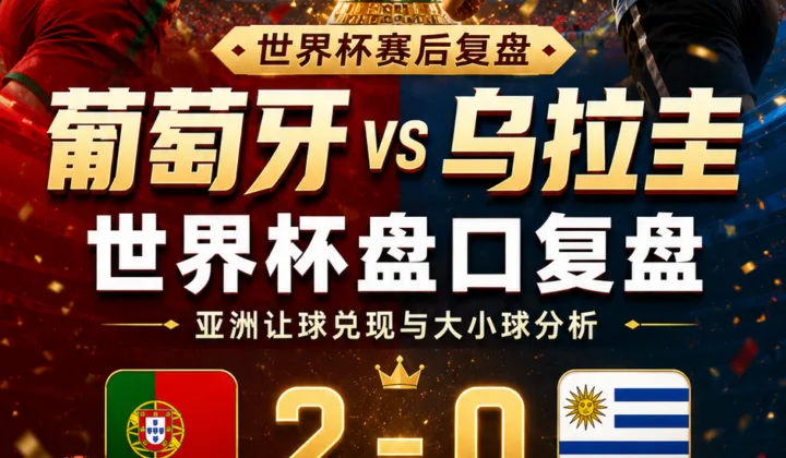 葡萄牙vs乌拉圭世界杯盘口复盘：亚洲让球兑现与大小球分析