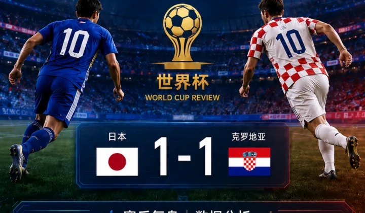 日本vs克罗地亚世界杯赛后复盘：1-1赔率偏差分析