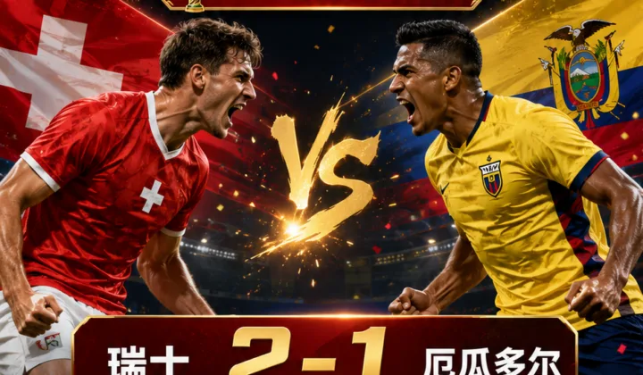 瑞士vs厄瓜多尔世界杯盘口复盘：亚洲让球兑现与大小球分析
