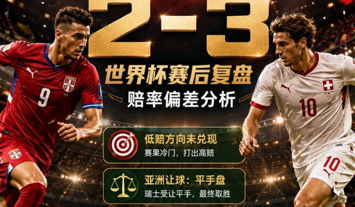 塞尔维亚vs瑞士世界杯赛后复盘：2-3赔率偏差分析