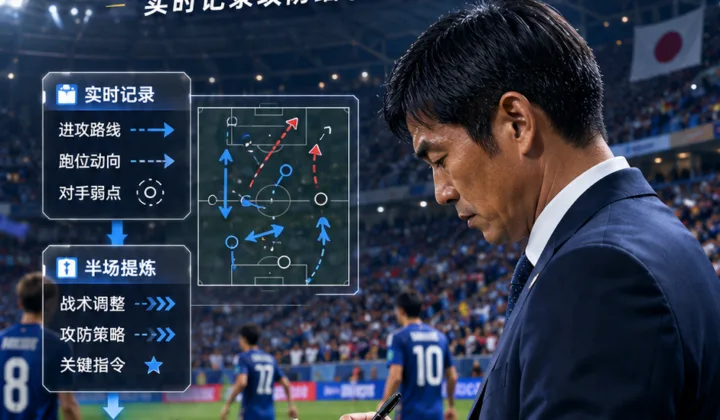 森保一揭秘“场边小纸条”：2026世界杯日本队半场调整从何而来