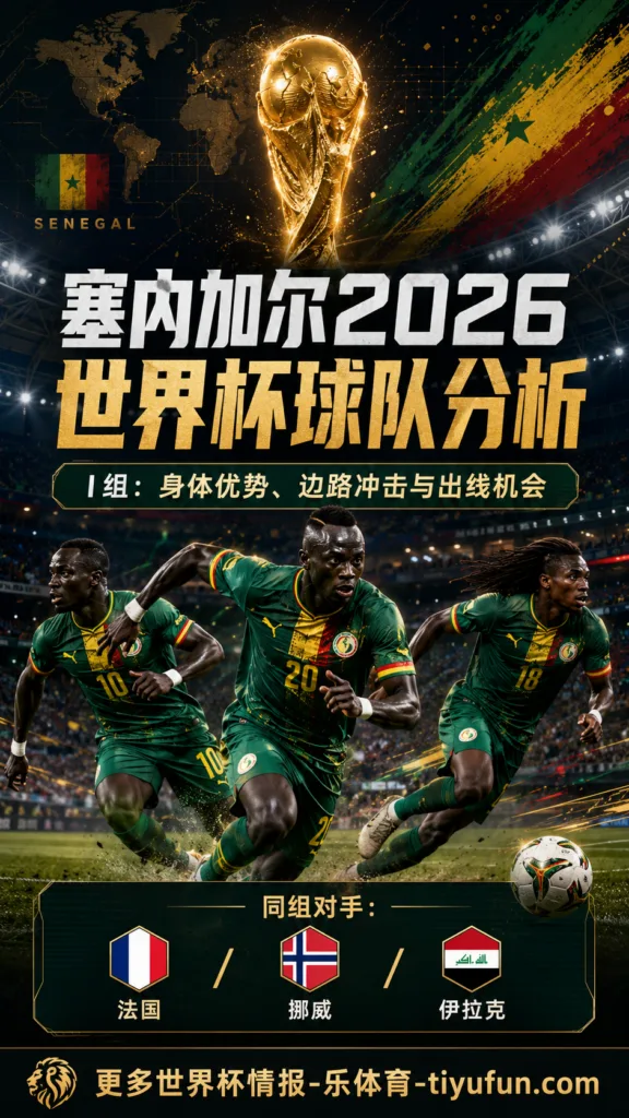 塞内加尔vs法国/挪威/伊拉克前瞻：身体优势、边路冲击与I组出线形势分析