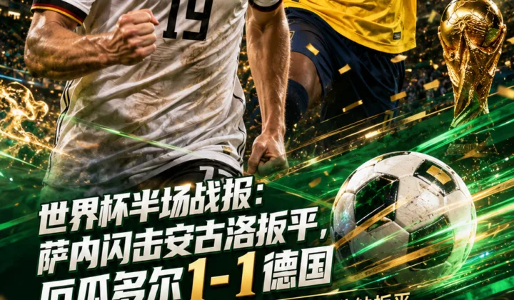 世界杯半场战报：萨内闪击安古洛扳平，厄瓜多尔1-1德国