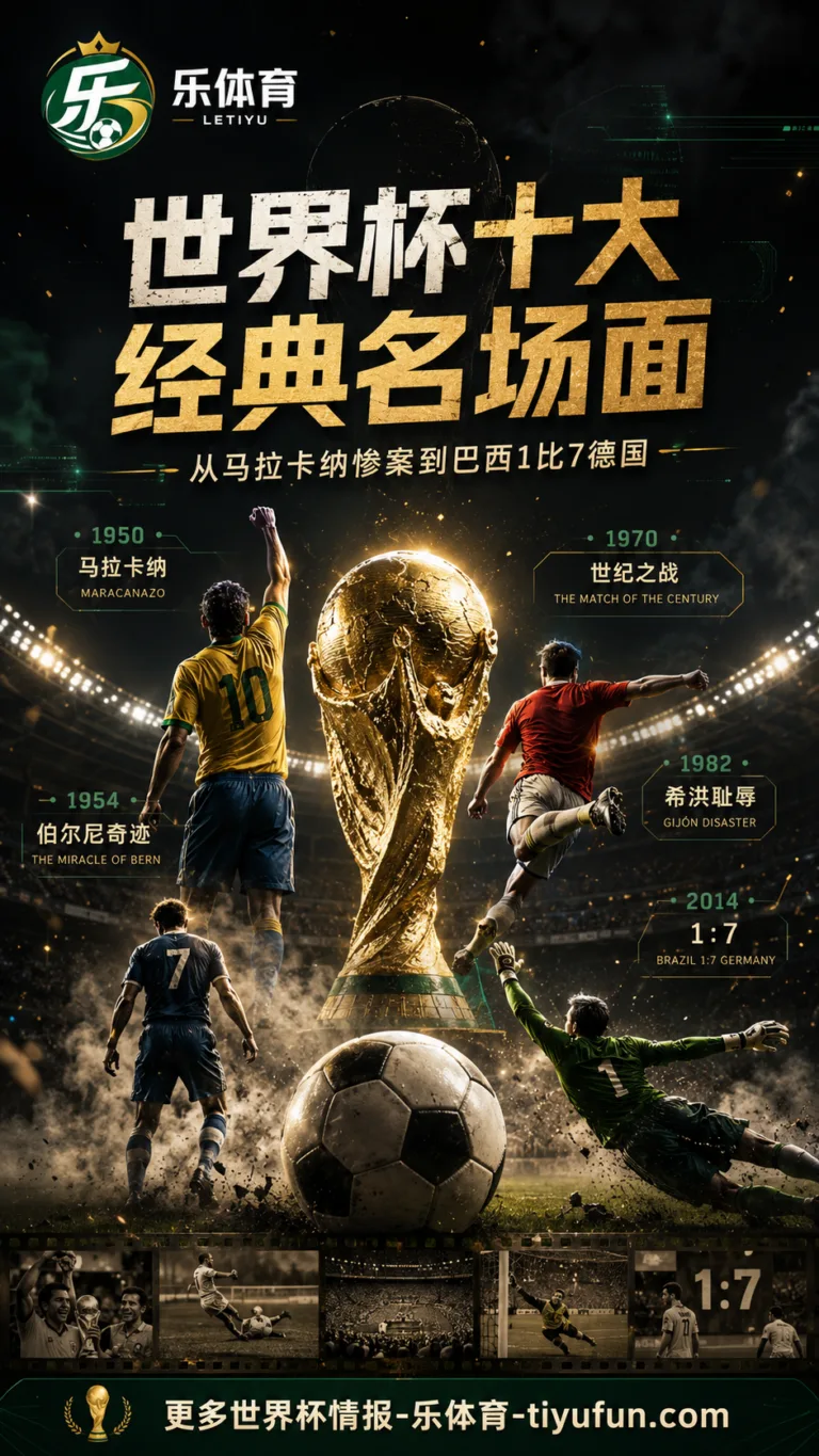 世界杯经典比赛回顾：从马拉卡纳惨案到巴西1-7德国，十场名局写进足球史
