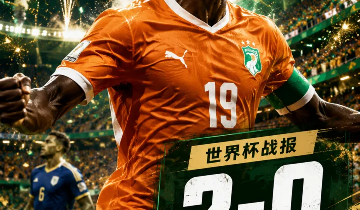 世界杯战报：佩佩双响，科特迪瓦2-0库拉索队史首进淘汰赛