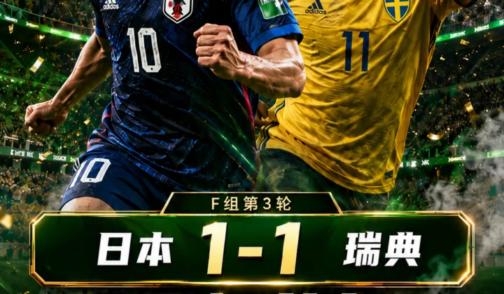 世界杯战报：日本1-1瑞典双双晋级，前田大然埃兰加破门