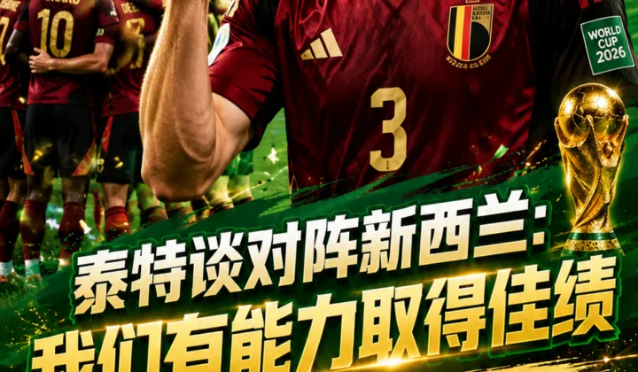 泰特：对阵新西兰不会有问题，比利时有能力在2026世界杯取得佳绩