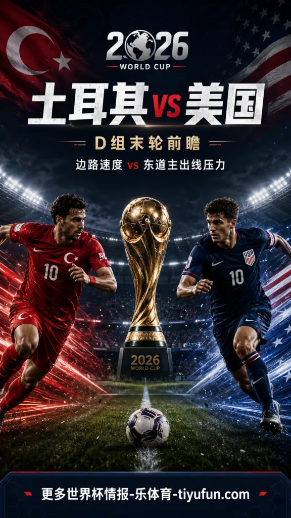 土耳其vs美国前瞻：边路速度考验东道主，美国出线压力进入真实读秒