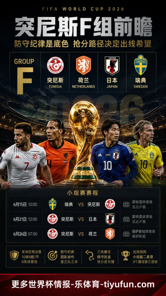 突尼斯vsF组对手前瞻：防守纪律与小组抢分路径分析