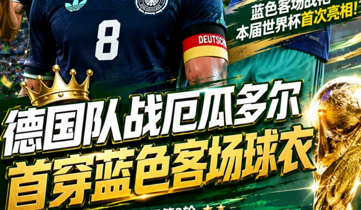 图片报：德国队对阵厄瓜多尔将首穿蓝色客场球衣出战2026世界杯