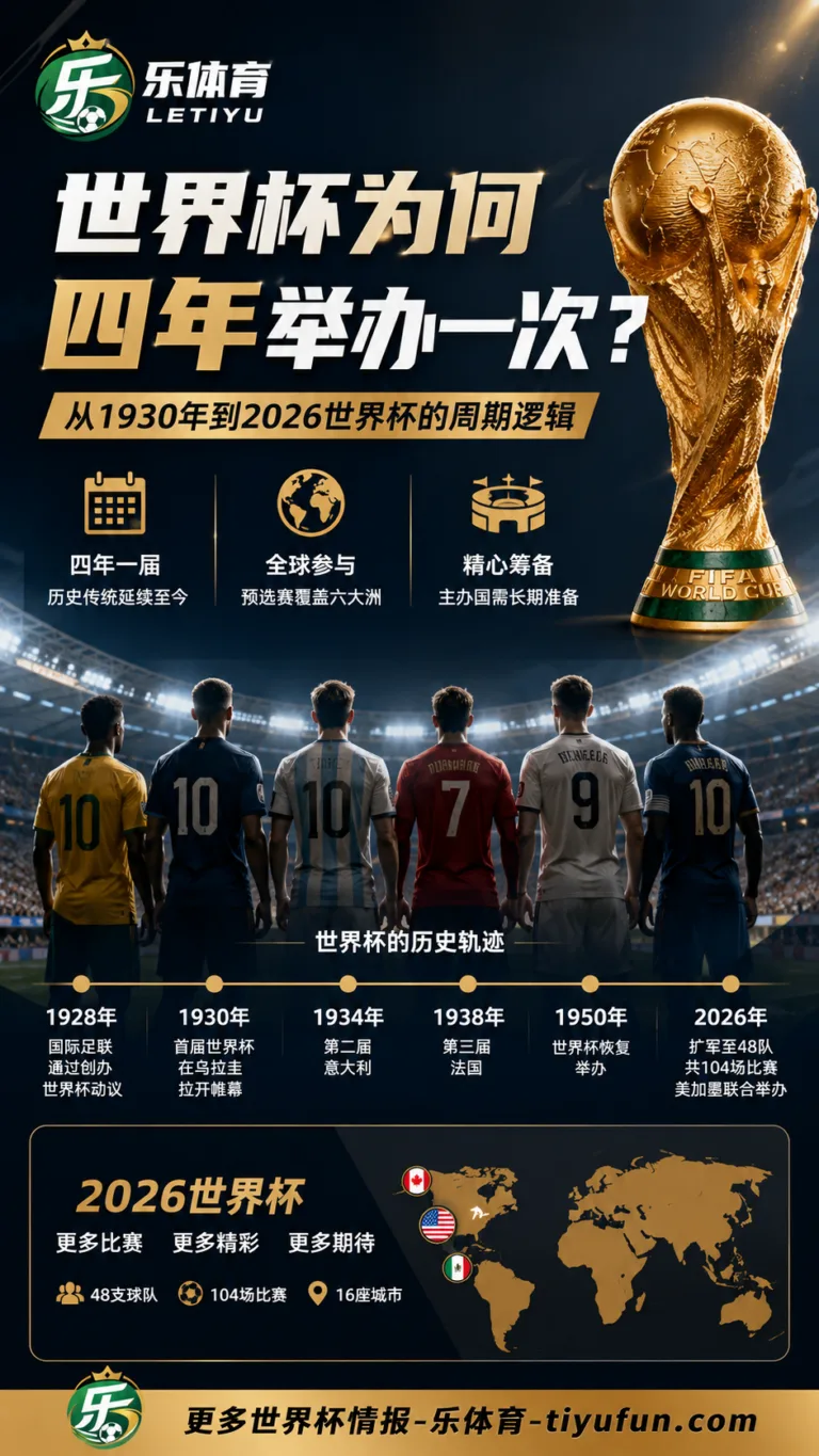 世界杯为何四年举办一次？从1930年首届赛事到2026世界杯的周期逻辑