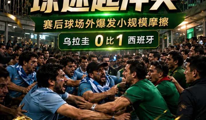 乌拉圭遭淘汰后场外起冲突，2026世界杯H组赛后球迷情绪升温