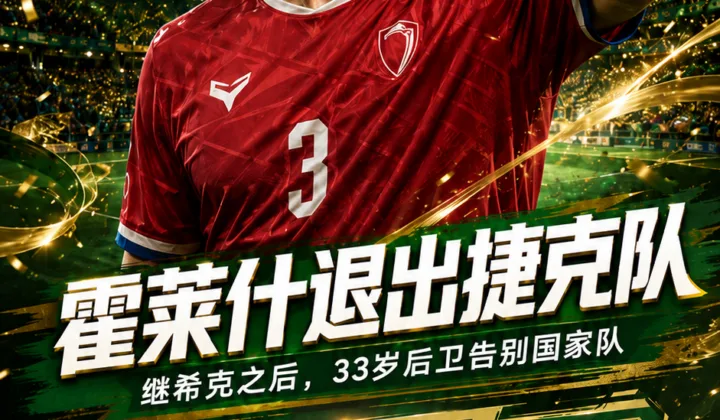 希克之后第二人！2026世界杯出局后33岁后卫霍莱什退出捷克国家队