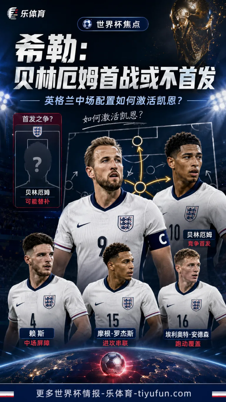 希勒谈英格兰2026世界杯名单选择：贝林厄姆首战首发位置引关注