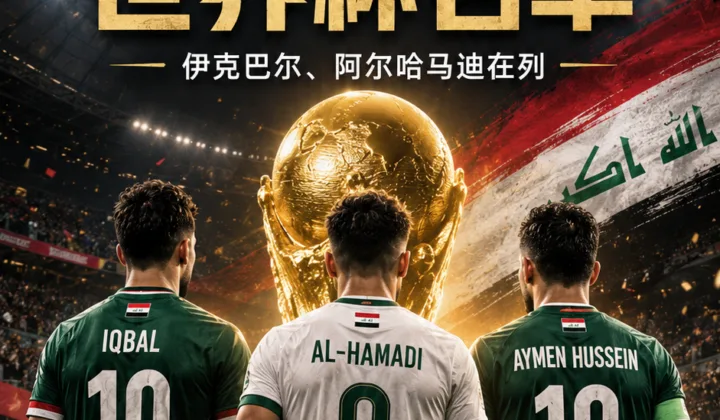 伊拉克公布2026世界杯名单：伊克巴尔、阿尔哈马迪在列